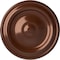 Ekena Millwork Maria Ceiling Medallion (Fits Canopies up to 1 3/4"), Hand-Painted Copper Penny, 9 5/8"OD x 1 1/8"P CM09MACPS - alternate 1